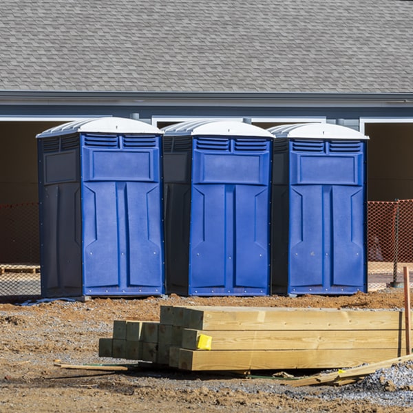 is there a specific order in which to place multiple portable restrooms in Carthage Arkansas